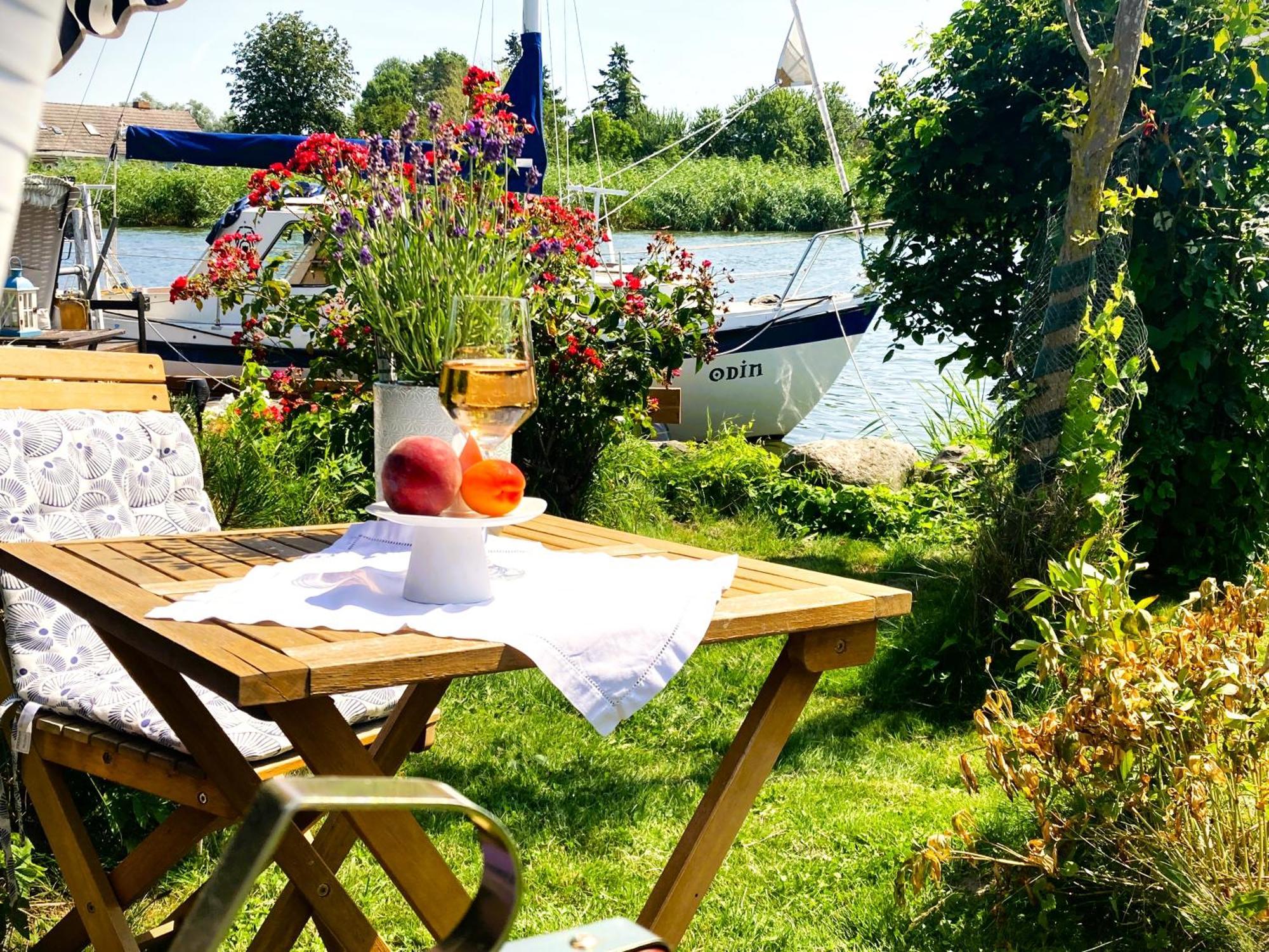 Auszeit Am Haffufer Wilhelmshof Exterior foto